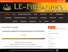 Tablet Screenshot of le-fireworks.de